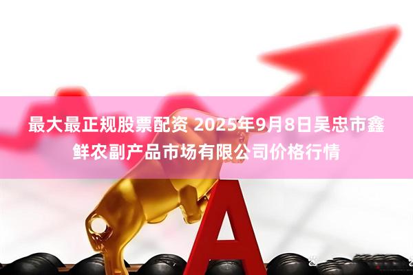 最大最正规股票配资 2025年9月8日吴忠市鑫鲜农副产品市场有限公司价格行情
