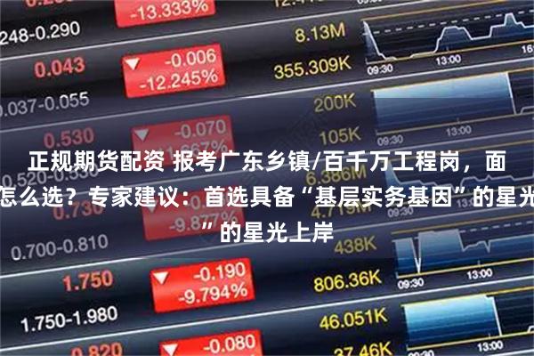正规期货配资 报考广东乡镇/百千万工程岗，面试班怎么选？专家建议：首选具备“基层实务基因”的星光上岸